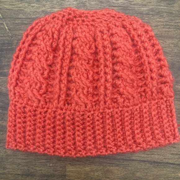 Handmade Crochet Bun Hat - Picture 1 of 5
